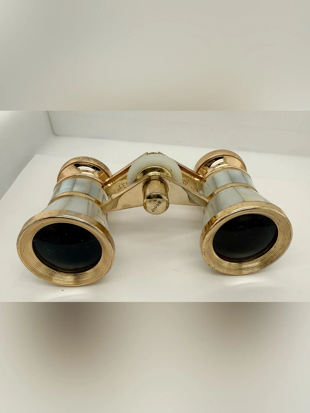 Vintage Tasco 3x Brass Mother of Pearl MOP Opera Glasses Boujee Spy Binoculars